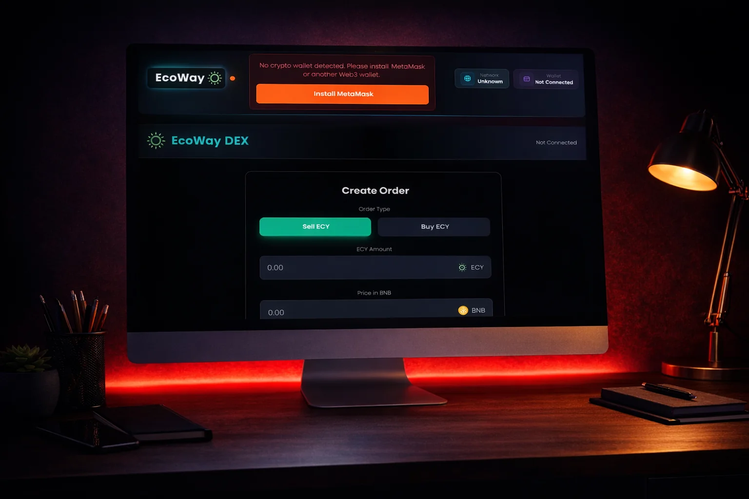 EcoWay DEX Interface